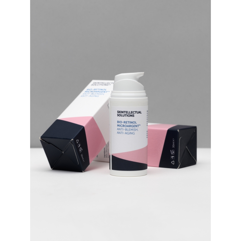 Микроэмльсия на основе 2% липосом бакучиола, 0.5% салициловой кислоты и нано-серебра BioRetinol MicroArgent Skintellectual Solutions